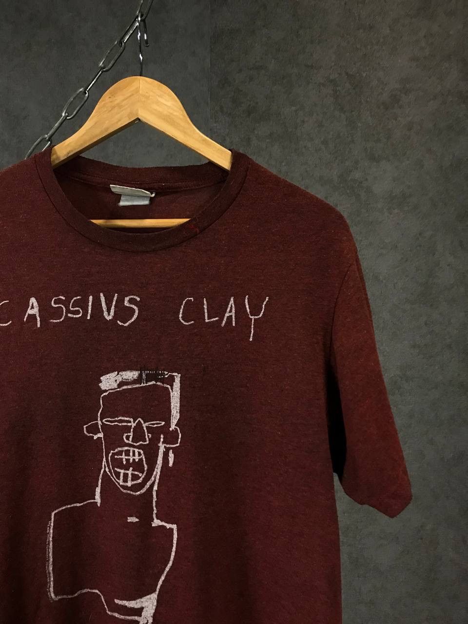 Vintage Cassius Clay x Jean Michael Basquiat art vintage tee Size US L / EU 52-54 / 3 - 2 Thumbnail
