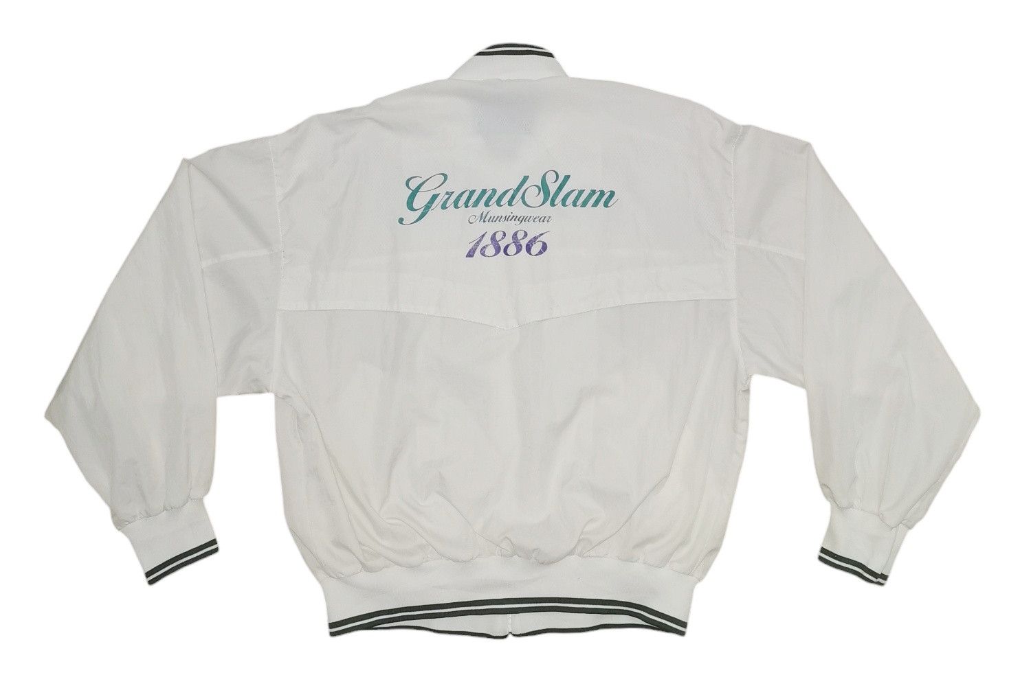Grand Slam × Vintage Vintage Grand Slam Munsingwear 1886 Big Logo Bomber Jacket Size US M / EU 48-50 / 2 - 1 Thumbnail