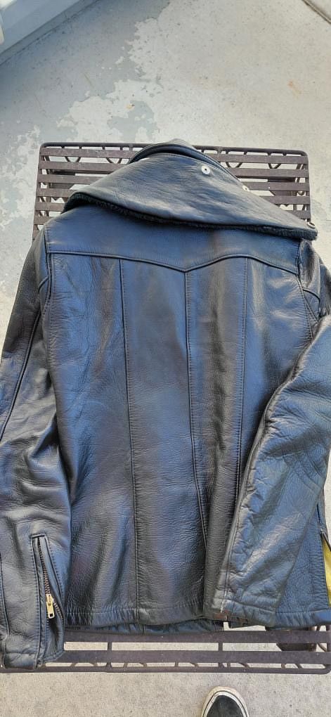 Other Vintage 1970s RARE Bates Custom Leather Jacket Size L / US 10 / IT 46 - 2 Thumbnail