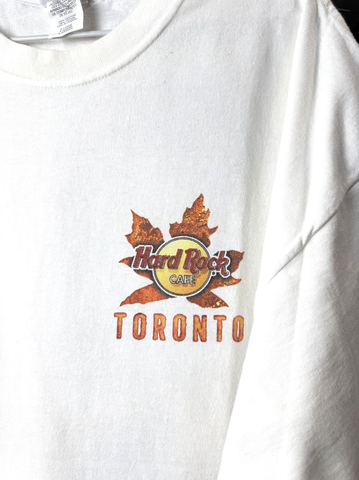 Hard Rock Cafe Vintage 1990’s Hard Rock Cafe Toronto T Shirt Size US XL / EU 56 / 4 - 3 Thumbnail