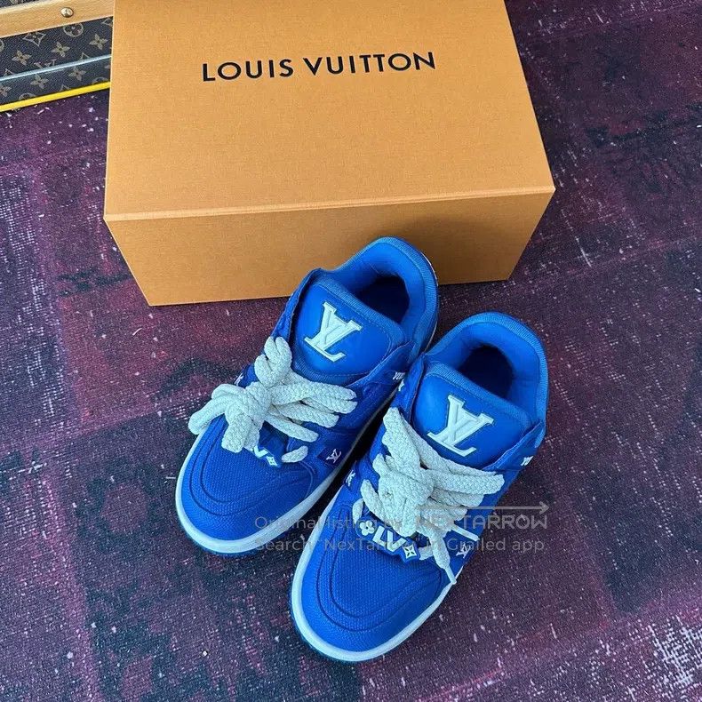 Louis Vuitton Louis Vuitton Red, white, blue and fat shoes Size US 7.5 / EU 40-41 - 1 Thumbnail