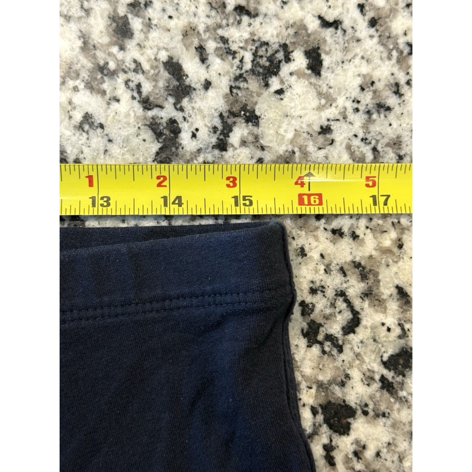 Polo Ralph Lauren Polo Ralph Lauren Riding Leggings Navy Blue Faux Leather Patches Size L Women Size 36" / US 14 / IT 50 - 4 Thumbnail