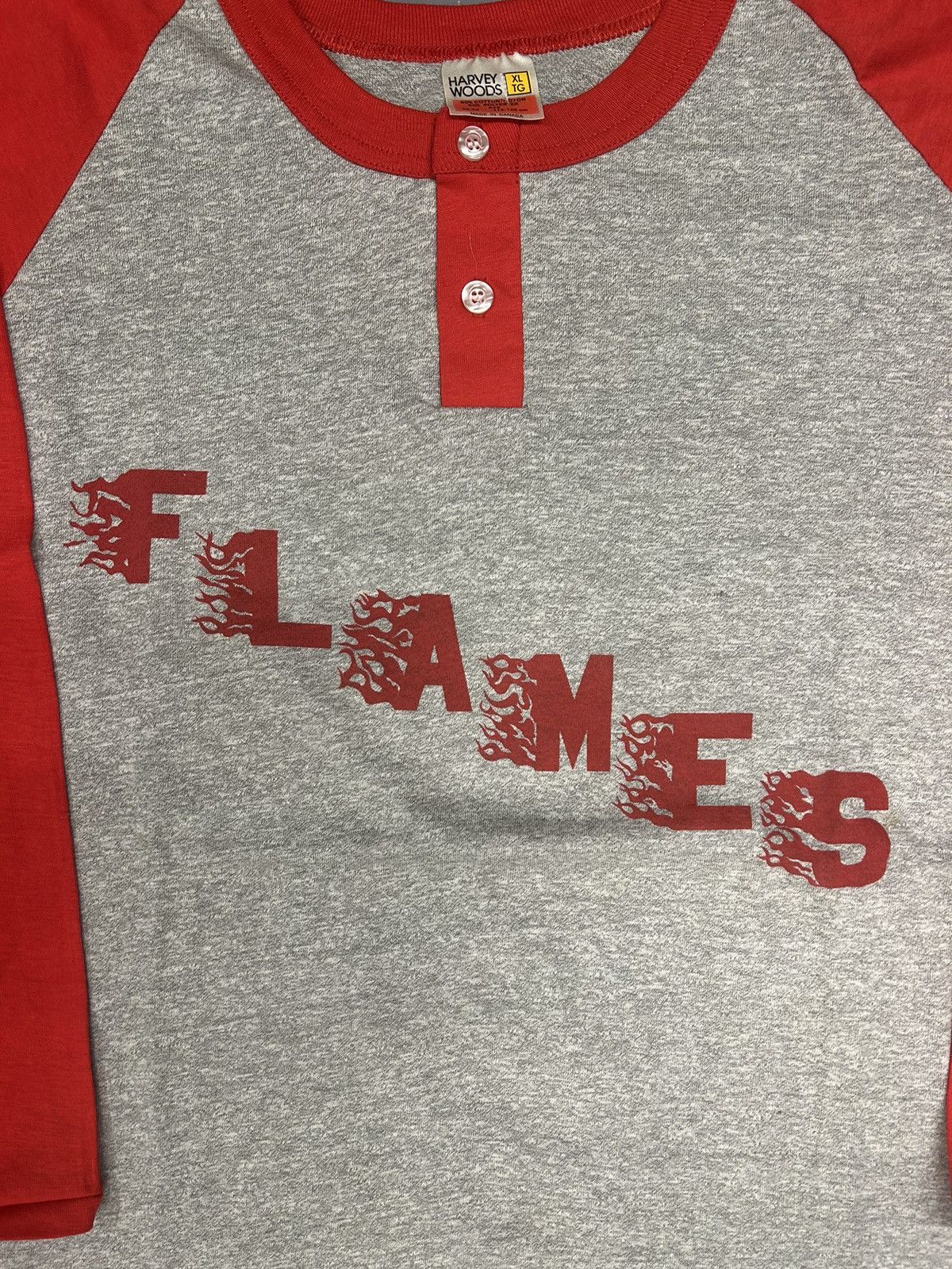 NHL Crazy Vintage 90s Essential Calgary Flames Longsleeve Shirt Size US XL / EU 56 / 4 - 2 Thumbnail