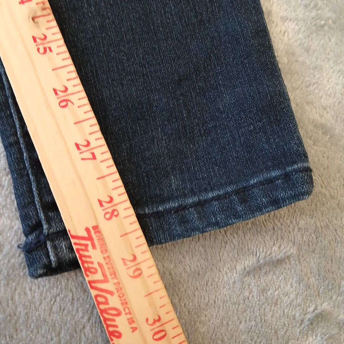 Vintage Democracy Absolution Skinny Jeans Womens Size 6 Blue Dark Wash Stretch 28x29 Jeans Womens Denim 5-Pocket Distressed-free Size 28" / US 6 / IT 42 - 5 Thumbnail