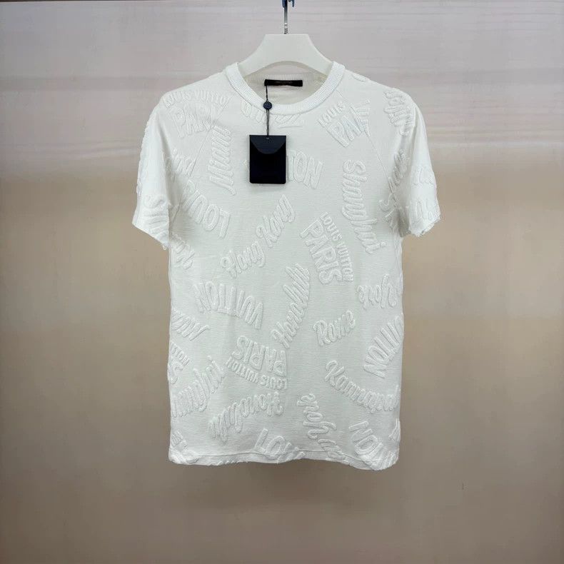 Louis Vuitton Logo Short Sleeve T-Shirt-yf