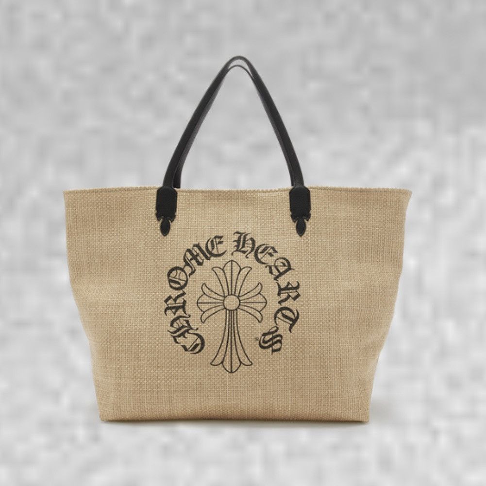 クロムハーツ CHROME HEARTS HORSESHOE BEACH BAG CHROME HEARTS Horseshoe Beach Bag Tote Summer Scroll Label