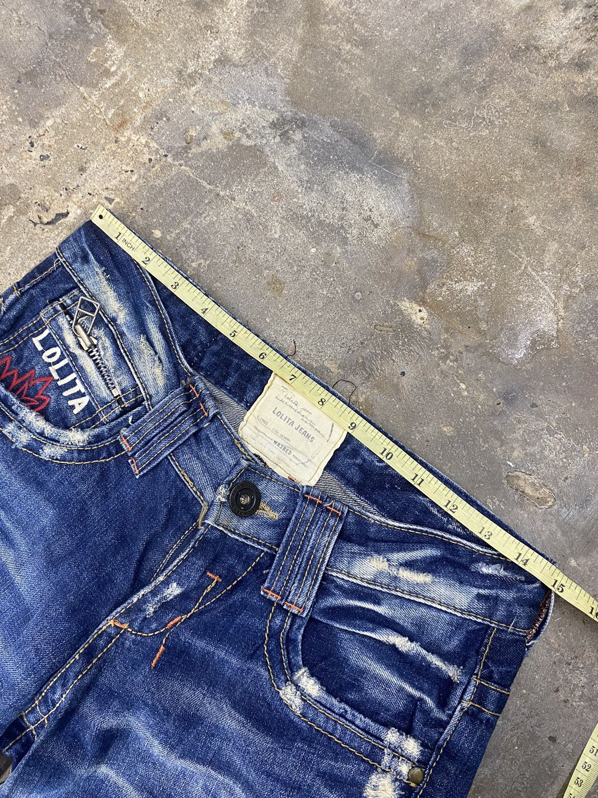 Japanese Brand × Vintage Lolita blue jeans wash japanese brand Size US 30 / EU 46 - 14 Thumbnail