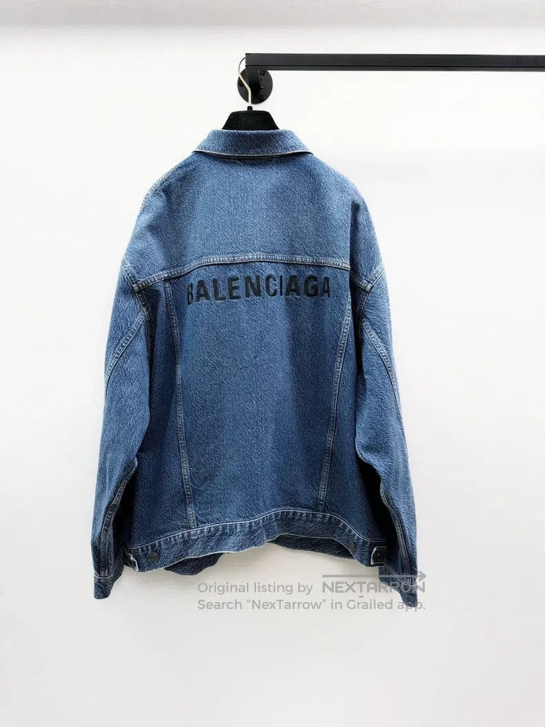 Balenciaga Balenciaga Denim Jacket Size XXS / US 00 / IT 34 - 5 Thumbnail