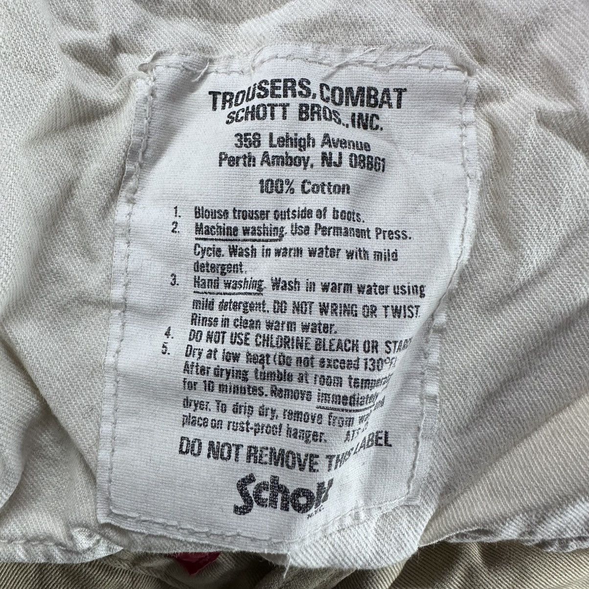 Schott Vintage Schott NYC Combat Trousers Khaki Size US 34 / EU 50 - 4 Thumbnail