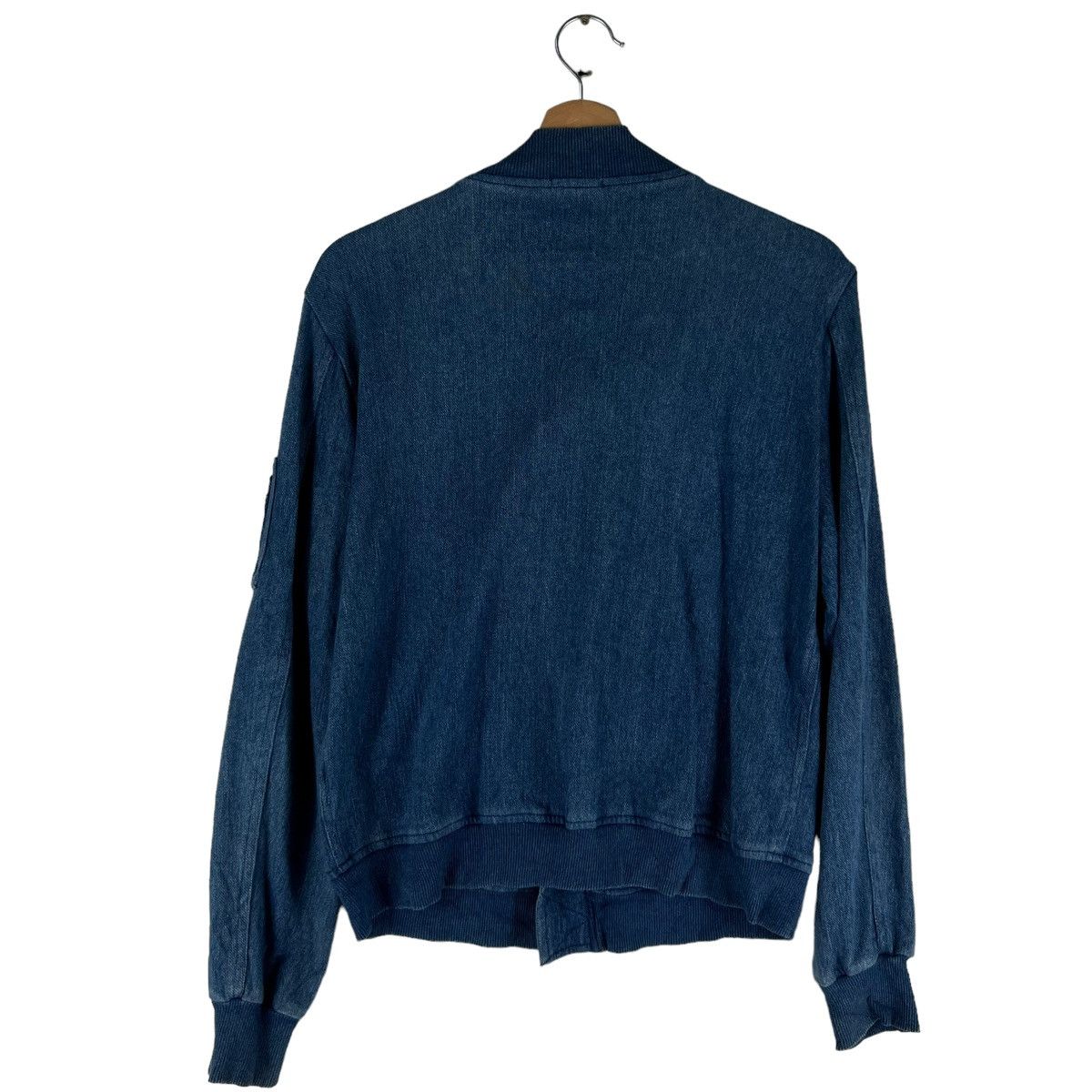 Japanese Brand 🔥VINTAGE DENIM BOMBER JACKET SUREVE ISSEY MIYAKE Size US S / EU 44-46 / 1 - 5 Thumbnail