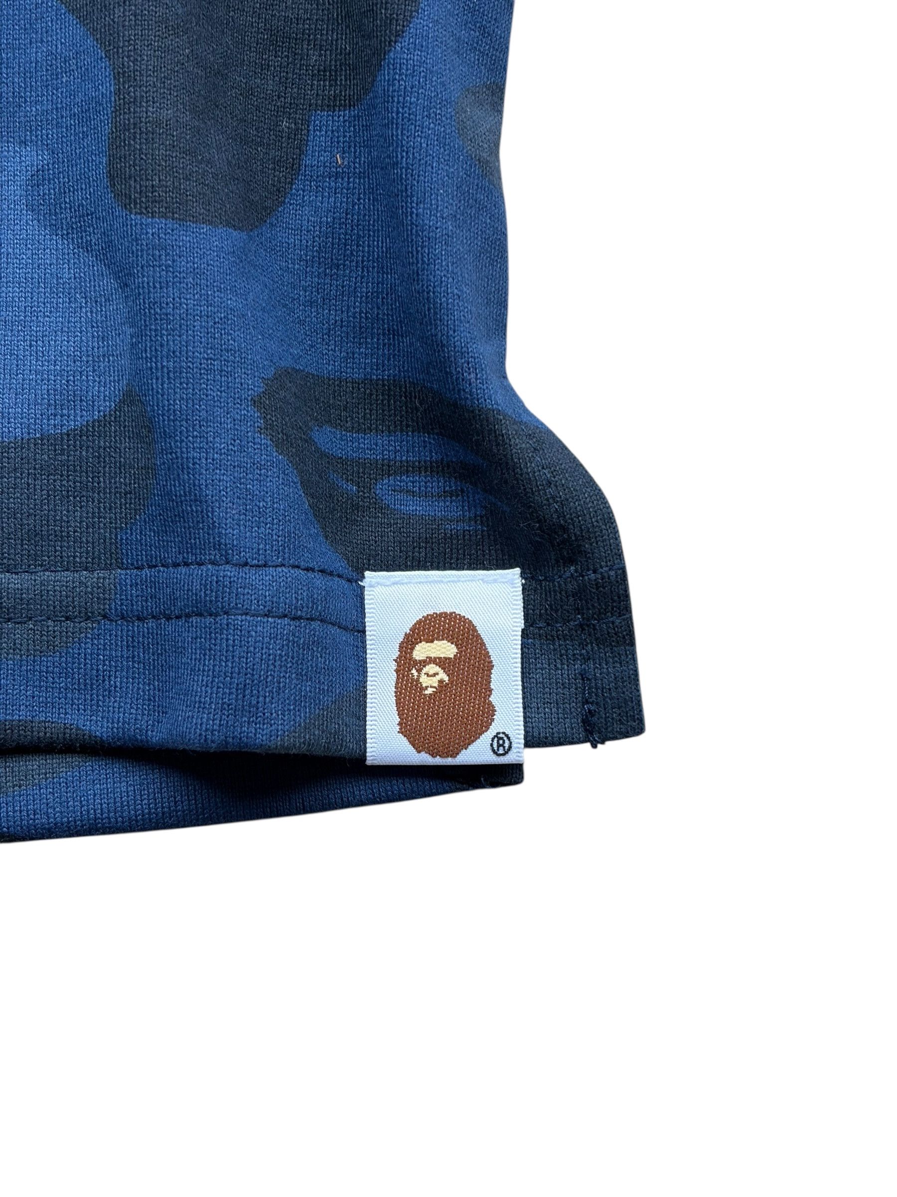 Bape Bape Blue Camo White College Logo Sleeveless Tank Top Size US L / EU 52-54 / 3 - 4 Thumbnail