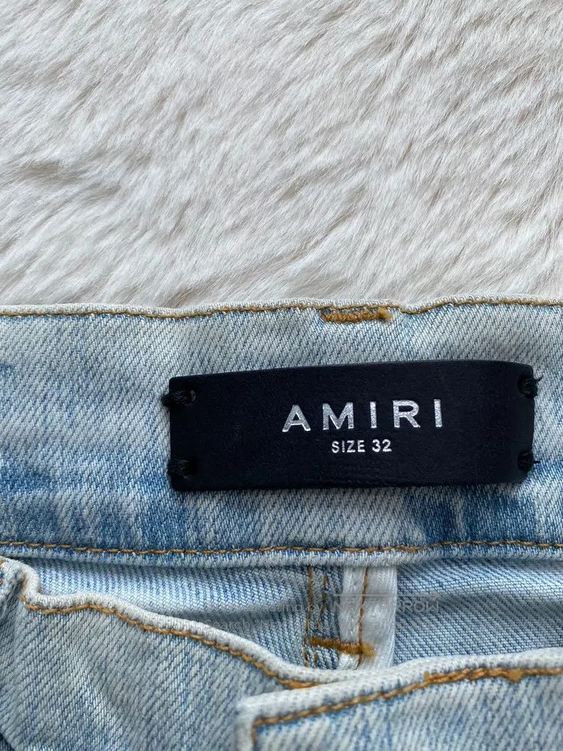 Amiri Amiri Size 32 Washed blue Grateful Dead co-branded rainbow Size US 32 / EU 48 - 2 Thumbnail