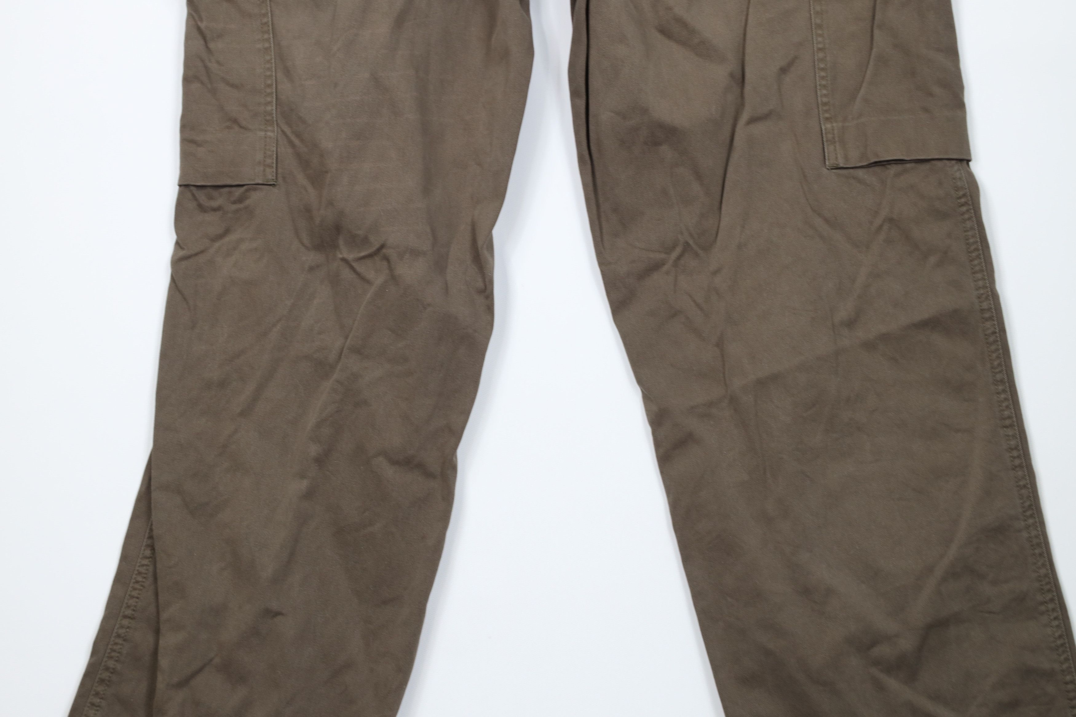 Vintage Vintage 90s Streetwear Baggy Wide Leg Cargo Pants Green Size US 36 / EU 52 - 9 Thumbnail
