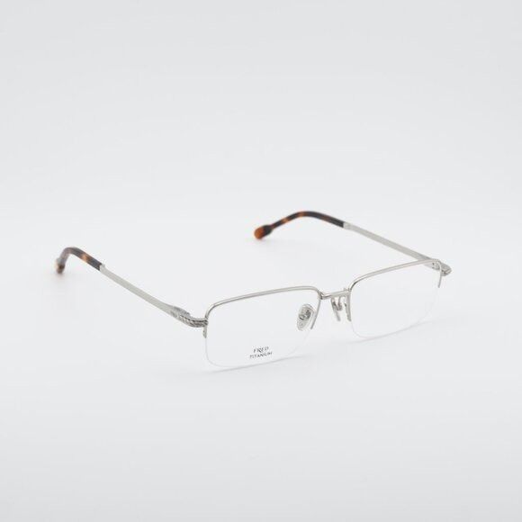 Fred FG50024U 016 Eyeglasses Palladium 55mm Rectangle Frame