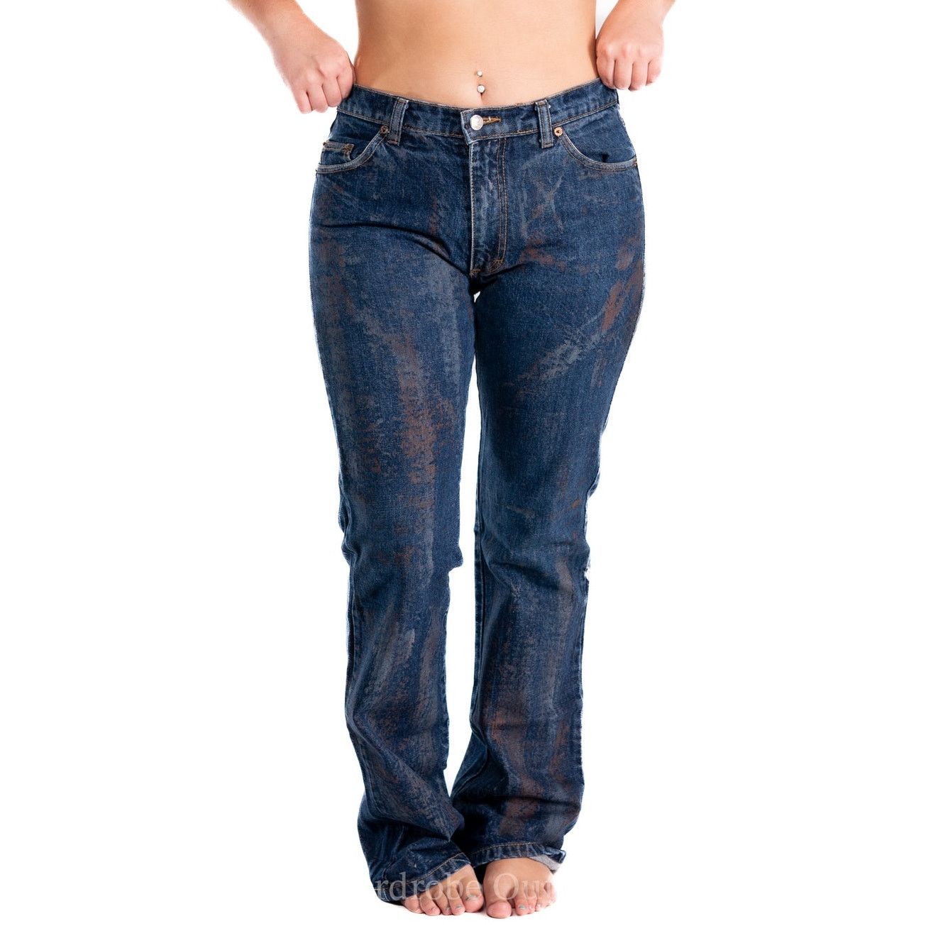 Designer KRUSH Premium Denim Jeans Size US 32 / EU 48 - 5 Thumbnail