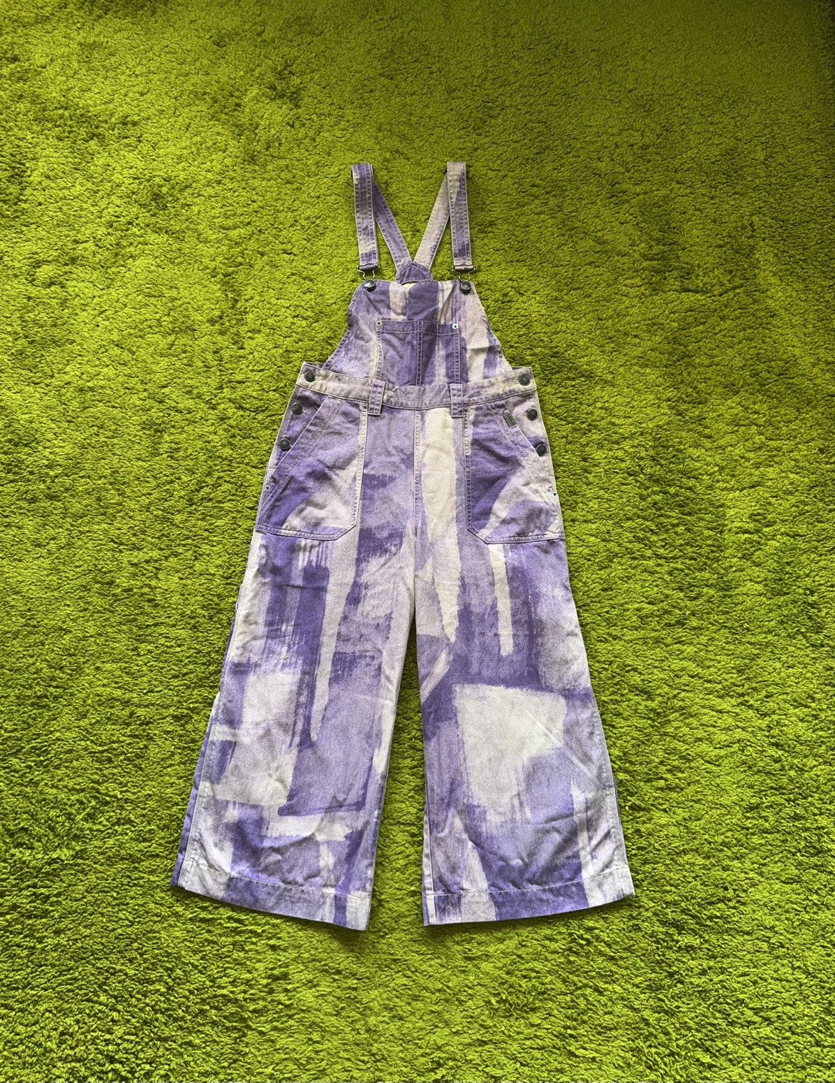 Diesel Diesel carpenter wide leg denim overall jumpsuit Size 26" / US 2 / IT 38 - 1 Thumbnail