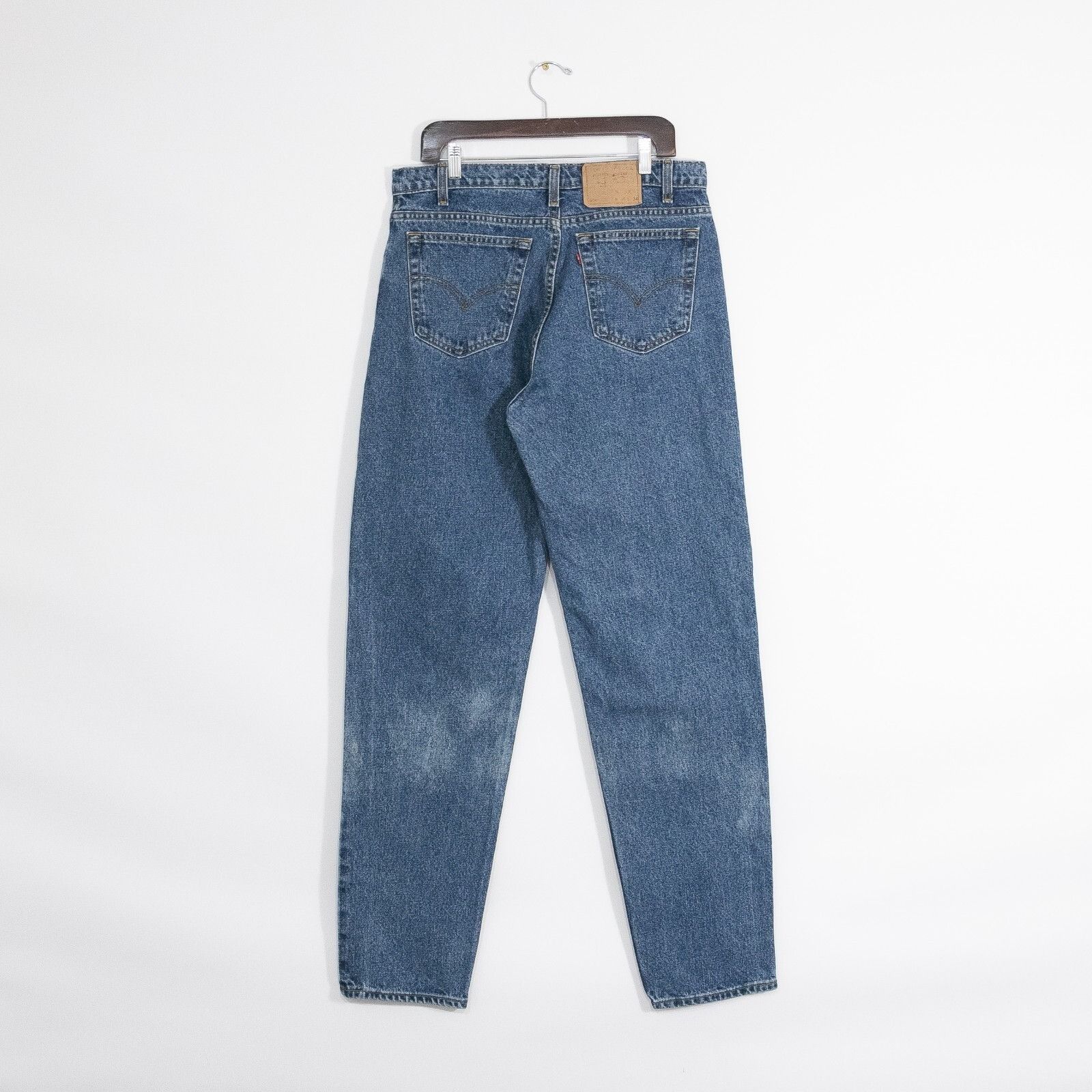 Levi's × Vintage Vintage 90s Levis 550 Jeans 34x35 - Faded Distressed Relaxed Size US 34 / EU 50 - 4 Thumbnail