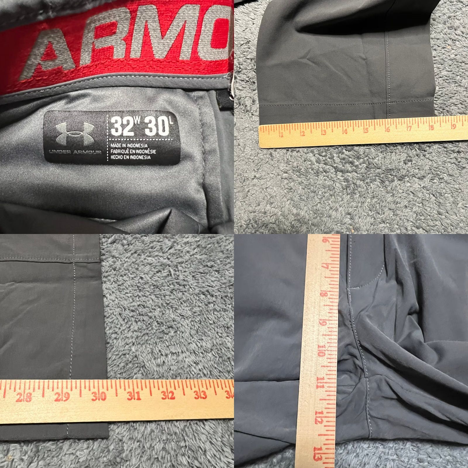 Under Armour Under Armour Pants Mens 32 x30 Match Play Golf Performance Gray Mens Size US 32 / EU 48 - 8 Thumbnail