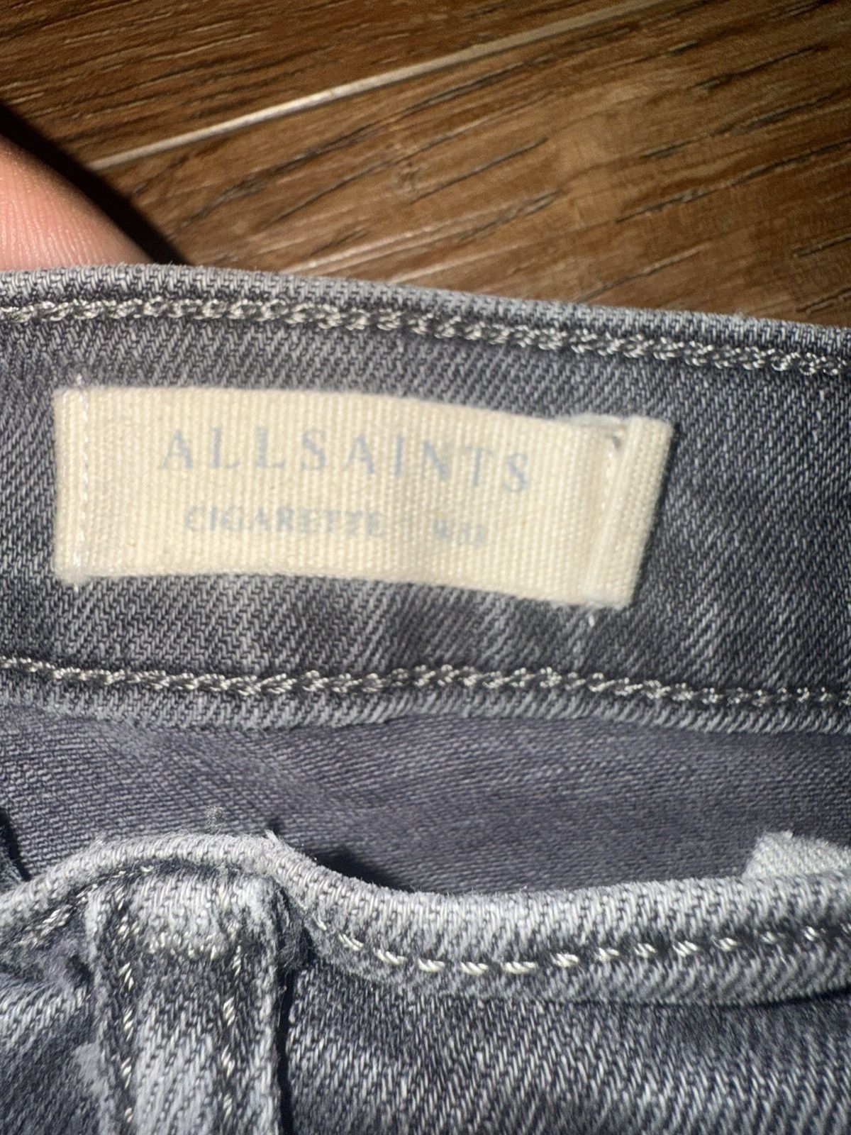 Allsaints Cigarette Allsaints denim Size US 33 - 4 Thumbnail