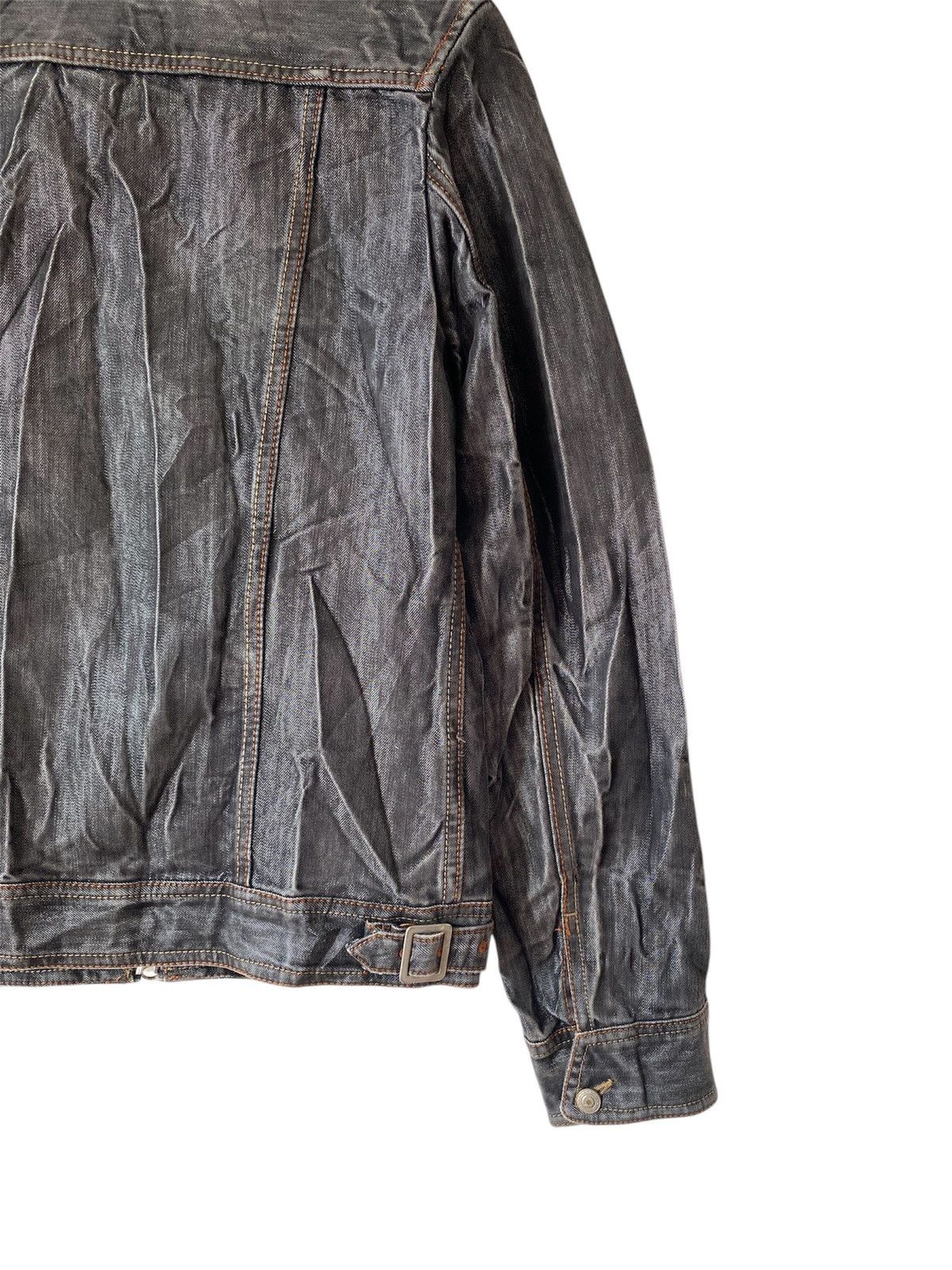 If Six Was Nine × Japanese Brand × semanticdesign Semantic Design Trucker Jacket Denim Distressed Size US M / EU 48-50 / 2 - 9 Thumbnail