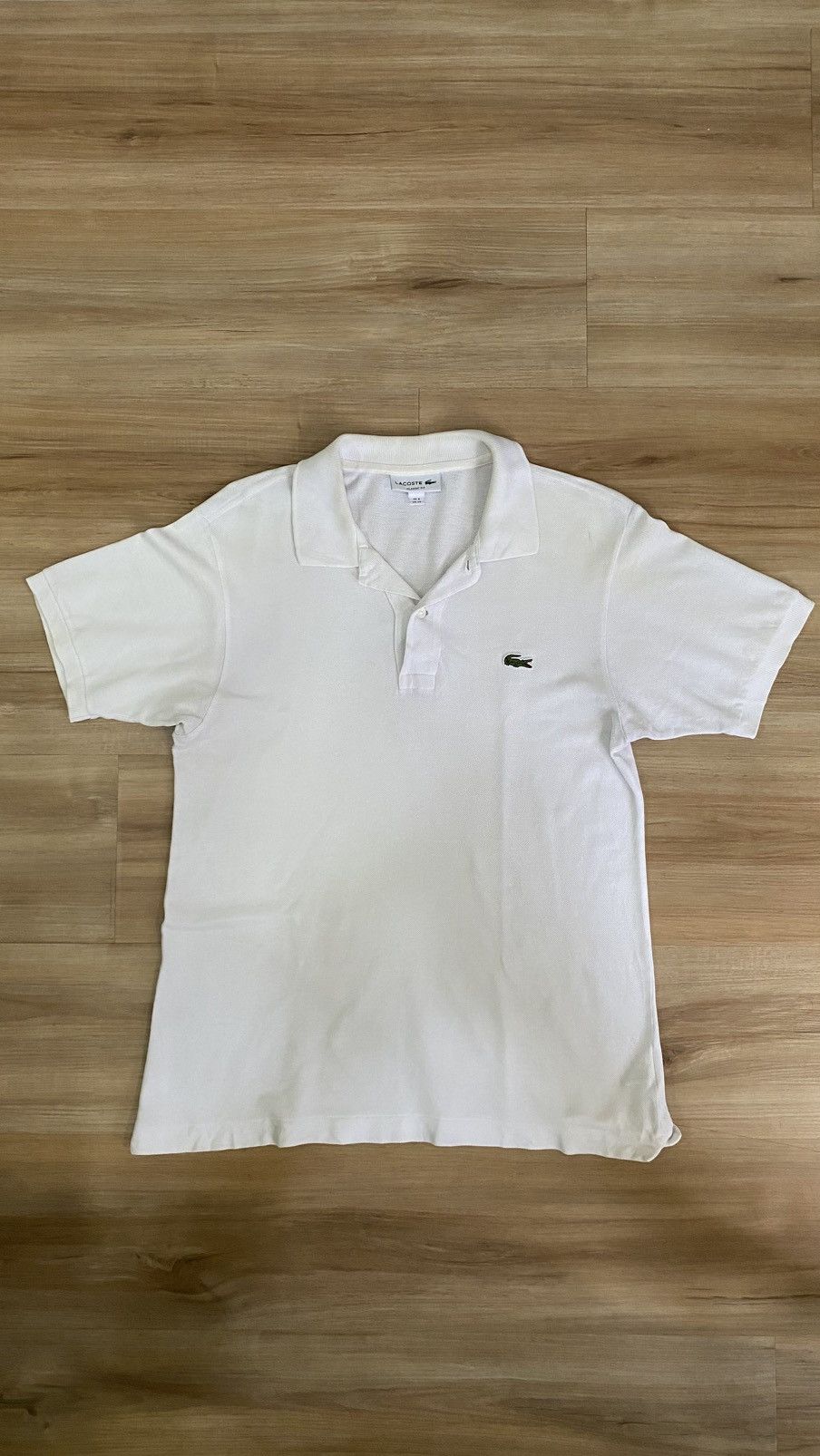 Lacoste Lacoste L1212AL Classic Fit White Polo Shirt Size US XS Size US XS / EU 42 / 0 - 1 Thumbnail