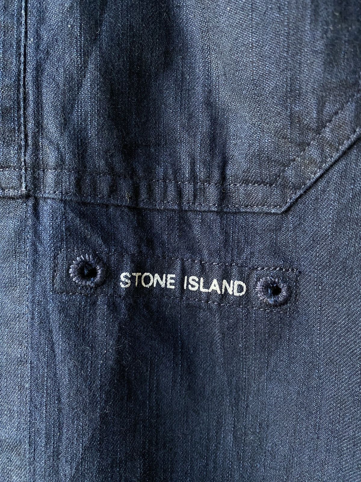 Stone Island 1990s - Vintage Stone Island Over Shirt Double Pocket Size US L / EU 52-54 / 3 - 8 Thumbnail