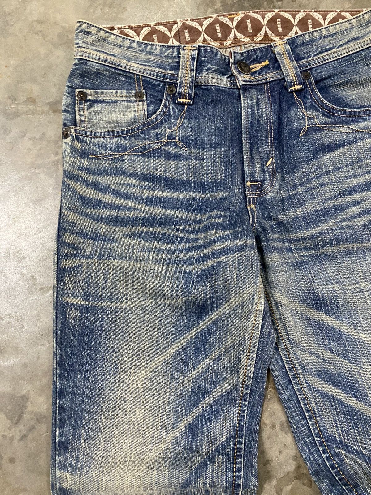 Edwin × Hysteric Glamour × If Six Was Nine Flare Jeans Japanese Edwin XVS Distressed @262 Size US 32 / EU 48 - 10 Thumbnail