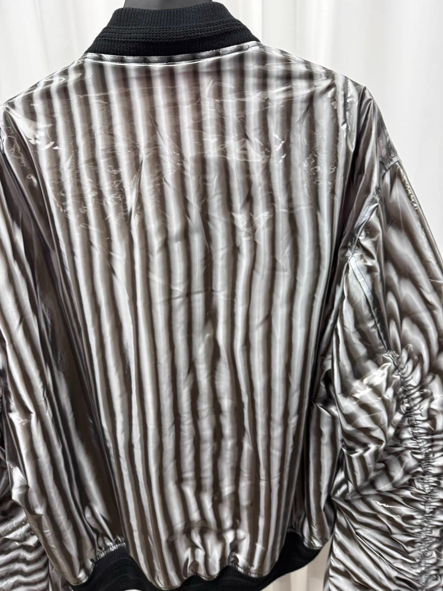 Walter Van Beirendonck Walter Van Beirendonck Striped Slogan Bomber K20 Size US L / EU 52-54 / 3 - 7 Thumbnail