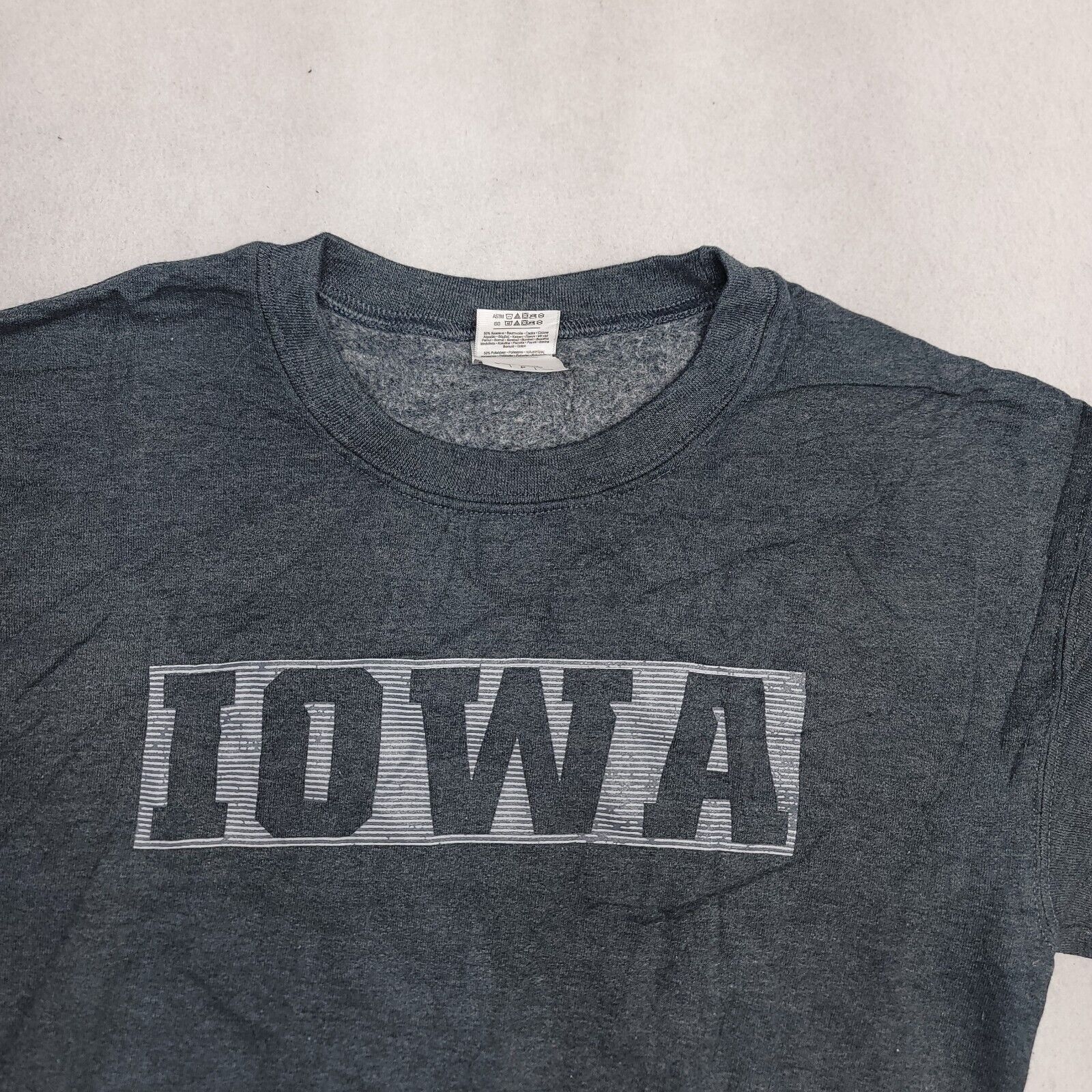 Gildan Iowa Gildan Casual Long Sleeve Sweatshirt Mens Size S Gray Size US S / EU 44-46 / 1 - 1 Thumbnail