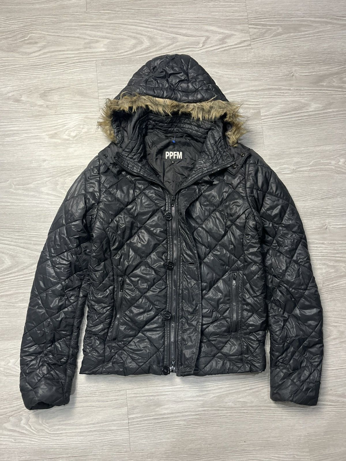 Japanese Brand Vintage PPFM Fur Jacket ifsixwasnine lgb style Size L / US 10 / IT 46 - 1 Thumbnail