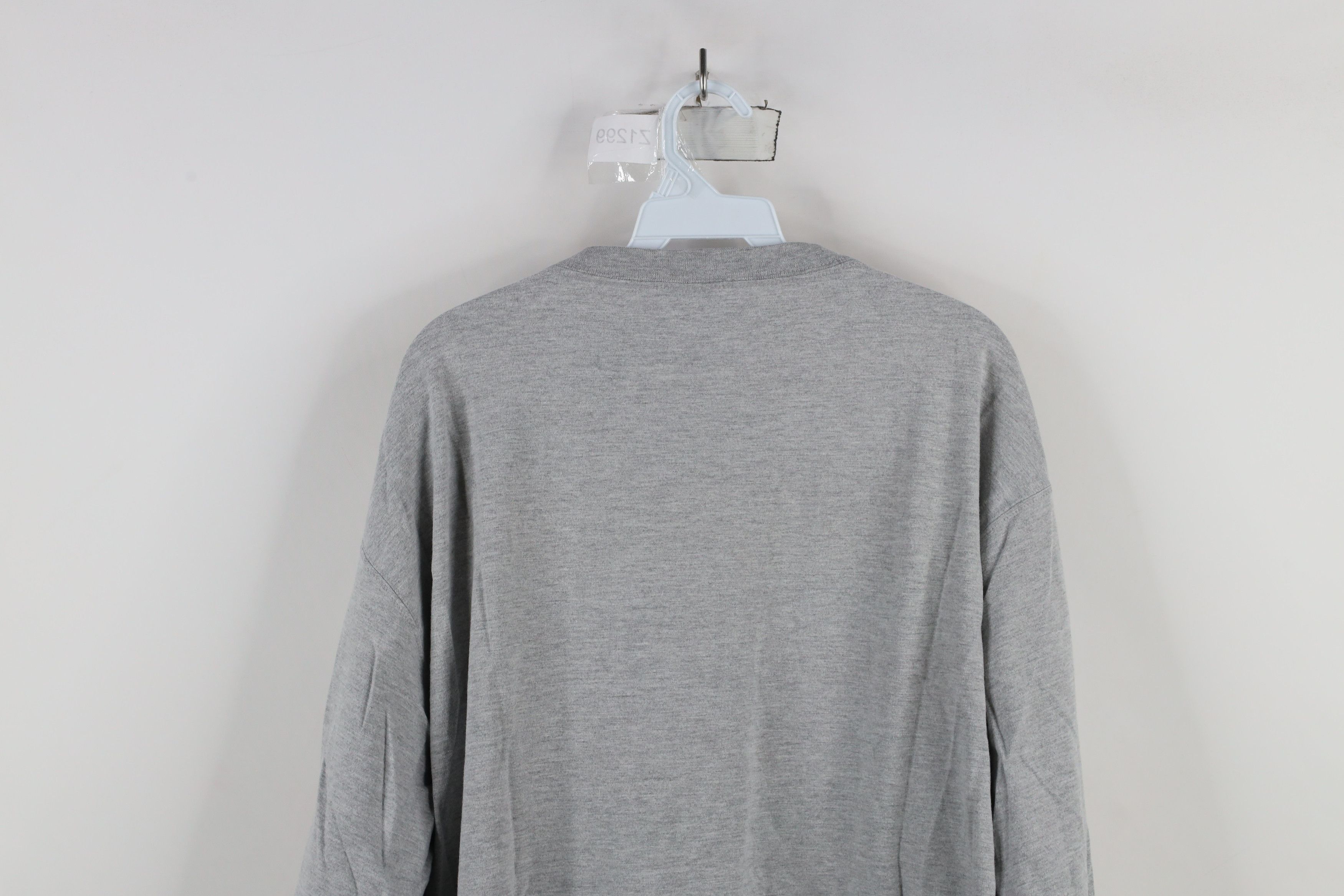 Vintage Vinage 90s Streetwear Heavyweight Cotton Long Sleeve T-Shirt Size US L / EU 52-54 / 3 - 9 Thumbnail