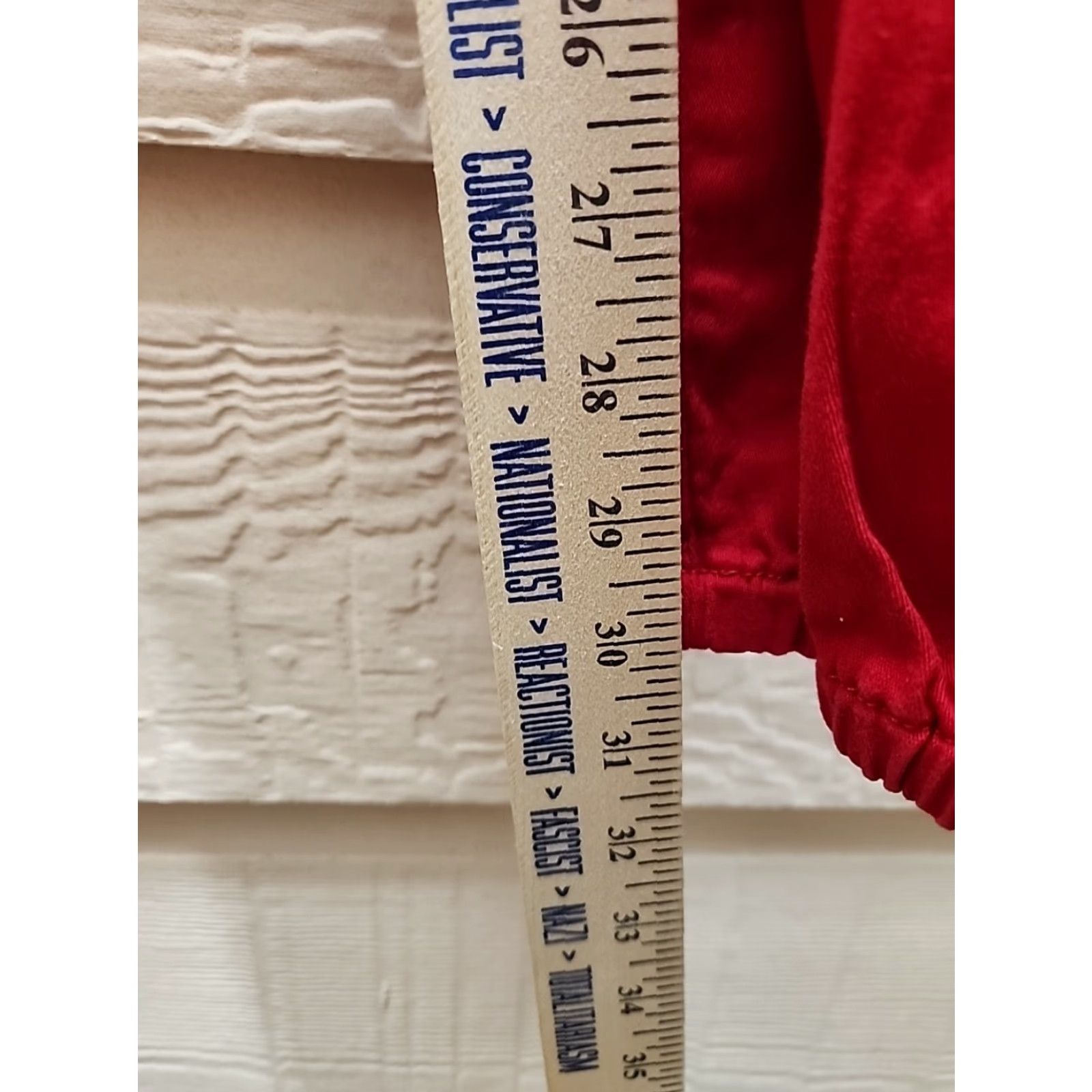 Denime VINTAGE American Bazi Red Denim Joggers Jeans Black Military Stripe Woman’s Sz: 2X Size 40" / US 18 - 5 Thumbnail