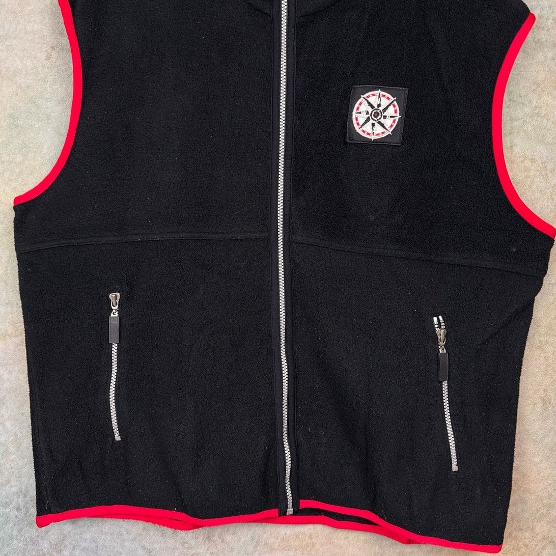 Marlboro × Vintage VTG Marlboro Unlimited Vest Sz XL Full Zip Fleece Black Size US L / EU 52-54 / 3 - 4 Thumbnail