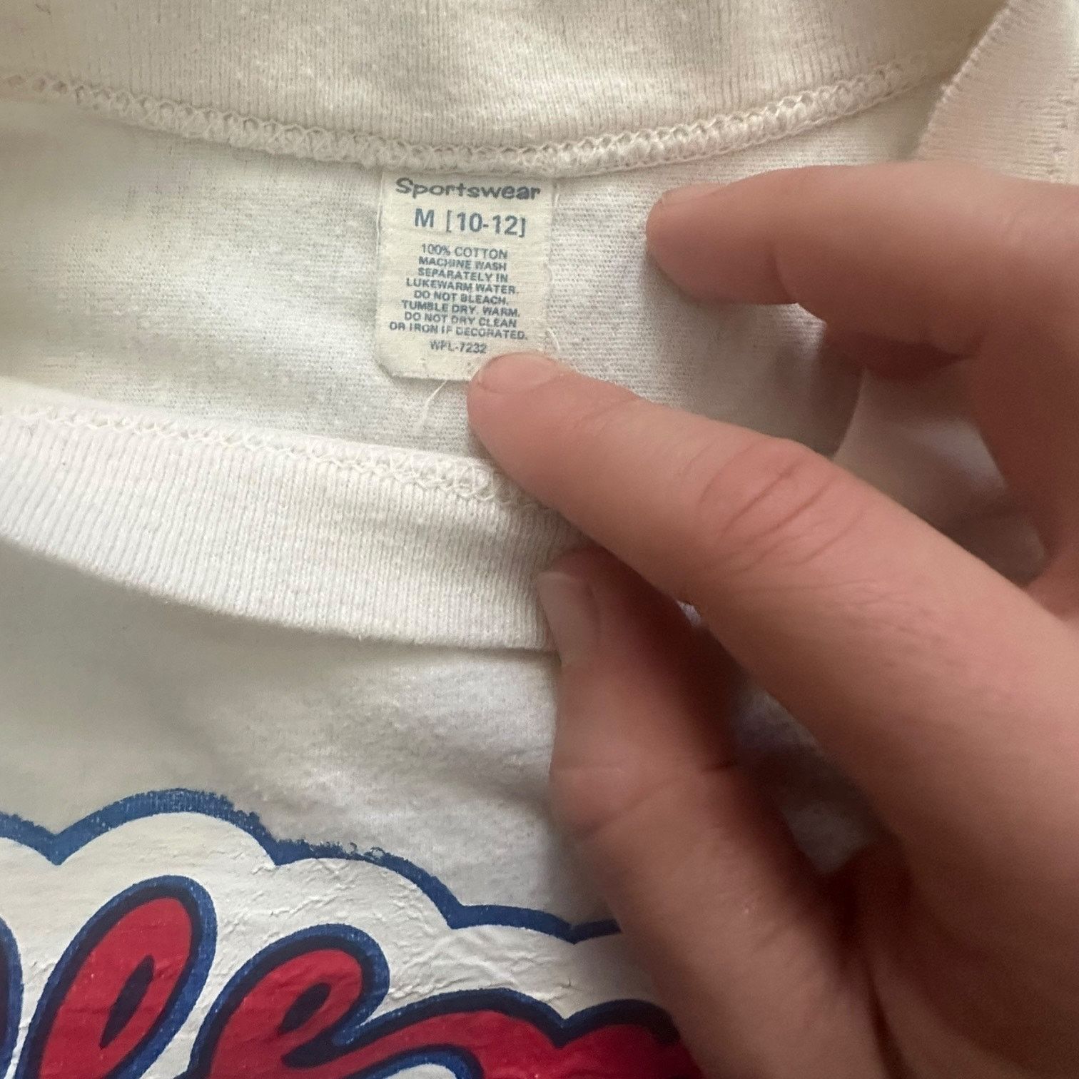 Other Ole miss 70s white tee colonel Reb 1974 Size US M / EU 48-50 / 2 - 4 Thumbnail