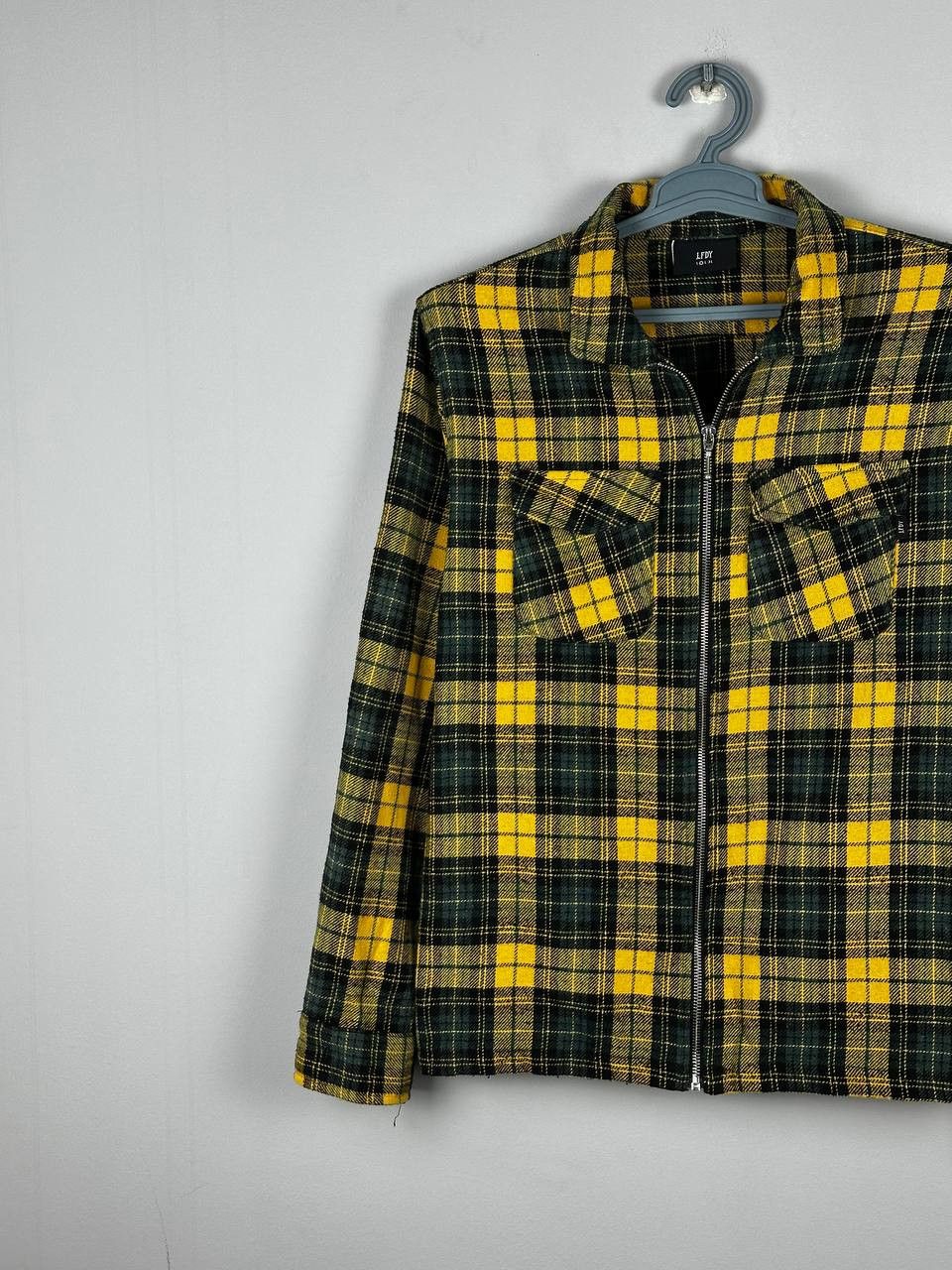 LFDY LFDY Cotton Plaid Streetwear Overshirt Jacket Size US M / EU 48-50 / 2 - 2 Thumbnail