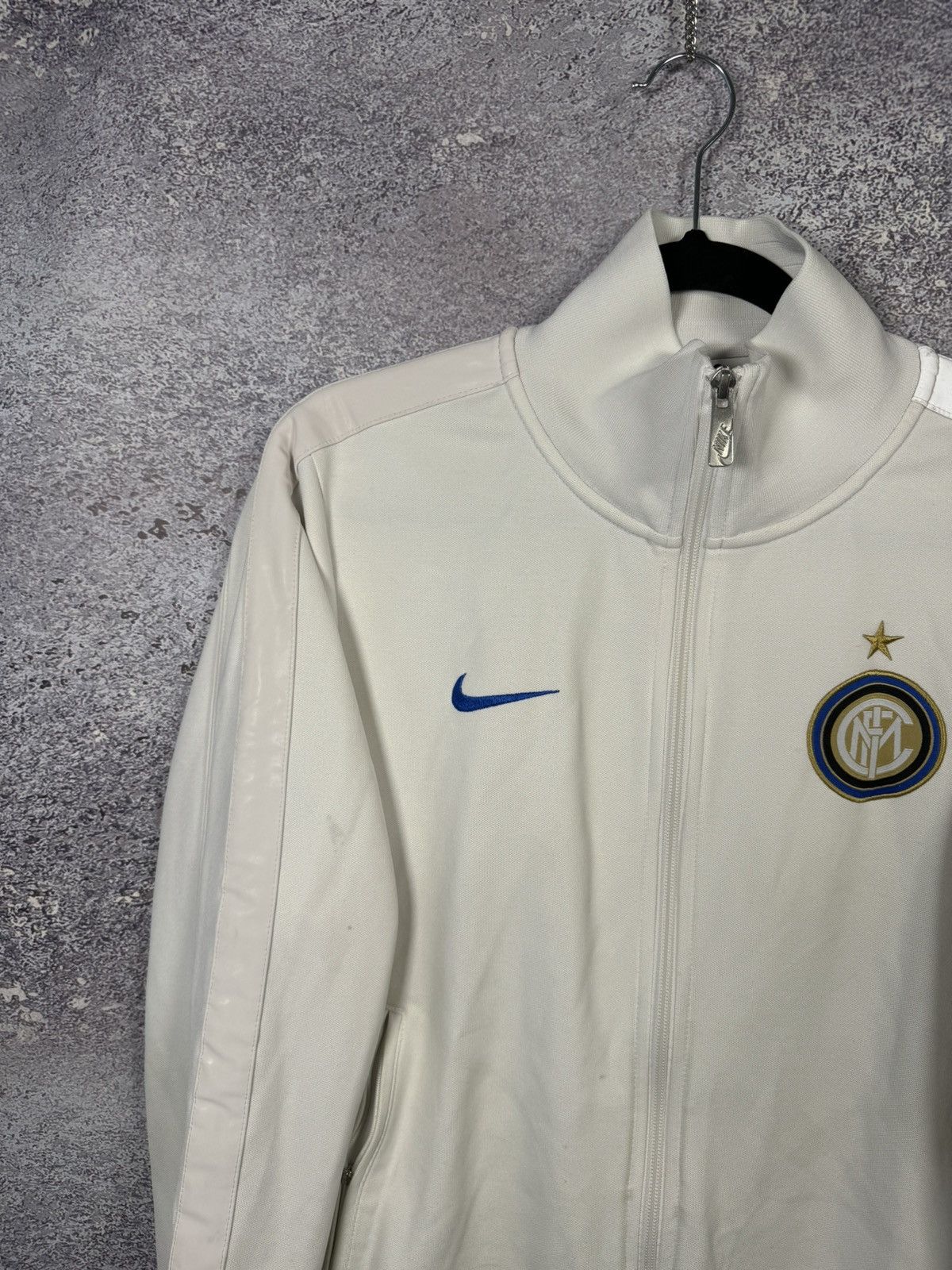 Nike × Vintage Nike Inter Milan 2009/10 Zip Up Training Track Jacket Small Size US S / EU 44-46 / 1 - 3 Thumbnail