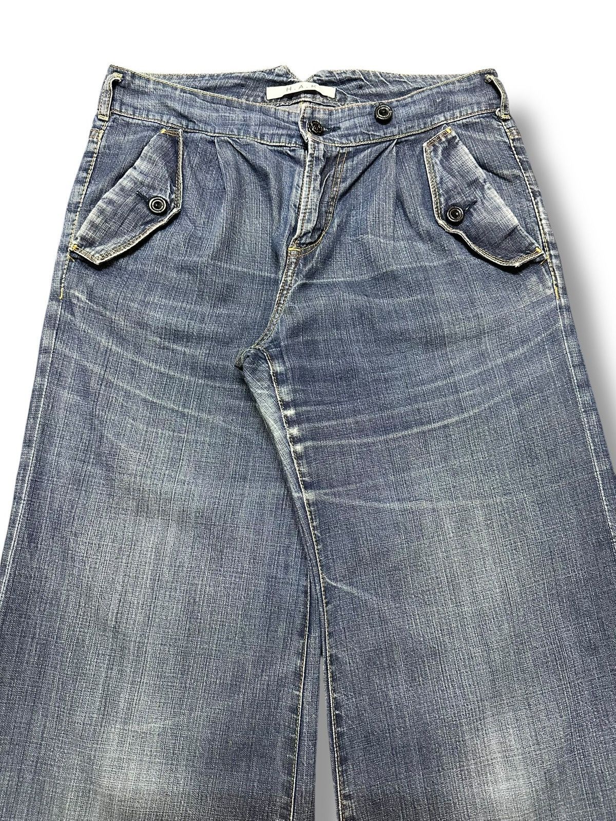 Japanese Brand H.A.K Japan Baggy Jeans With Loose Style and Faded Wash Size US 32 / EU 48 - 3 Thumbnail