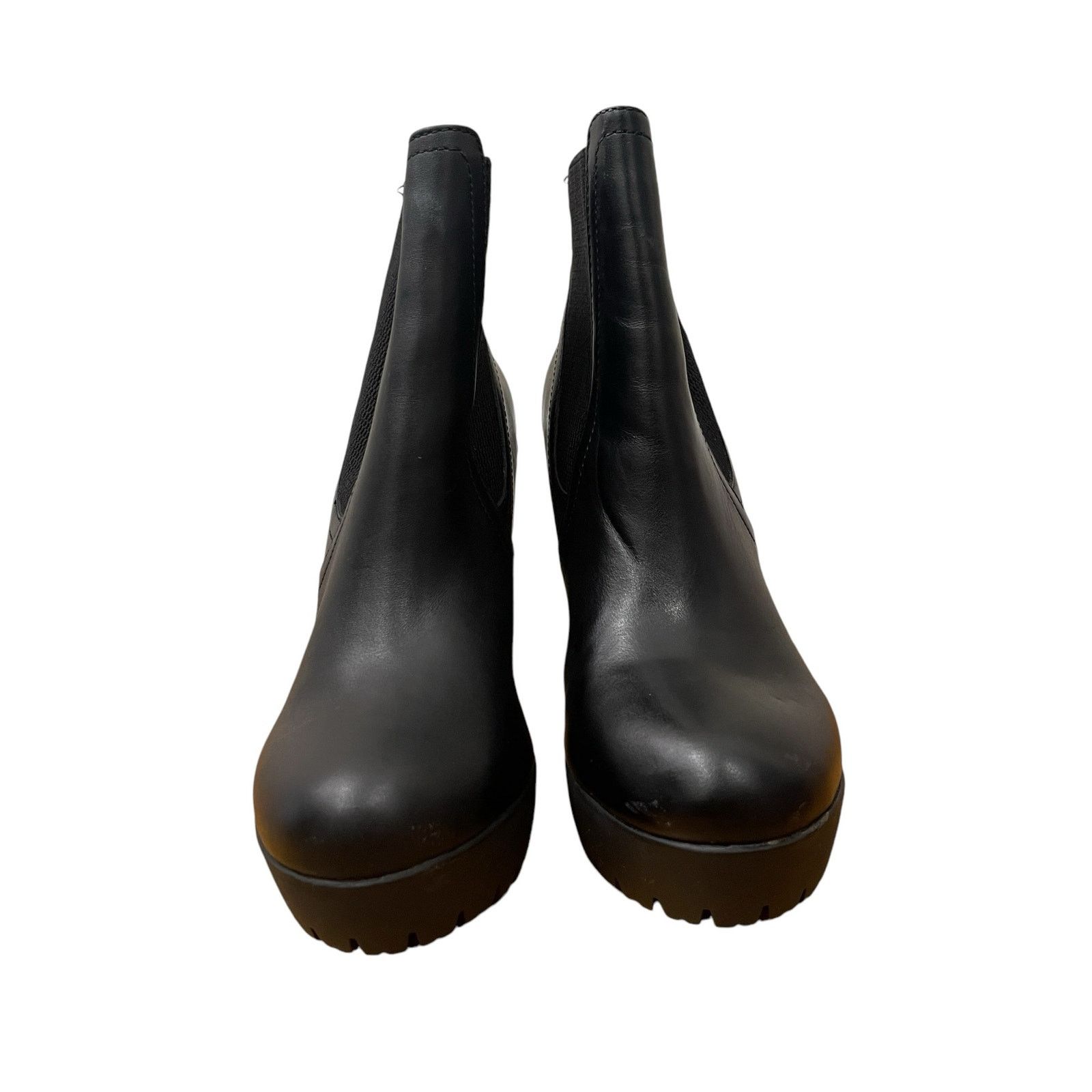 Steve Madden Steve Madden Amandaa Black Leather Ankle Bootie Size 8.5 Size US 8.5 / IT 38.5 - 3 Thumbnail