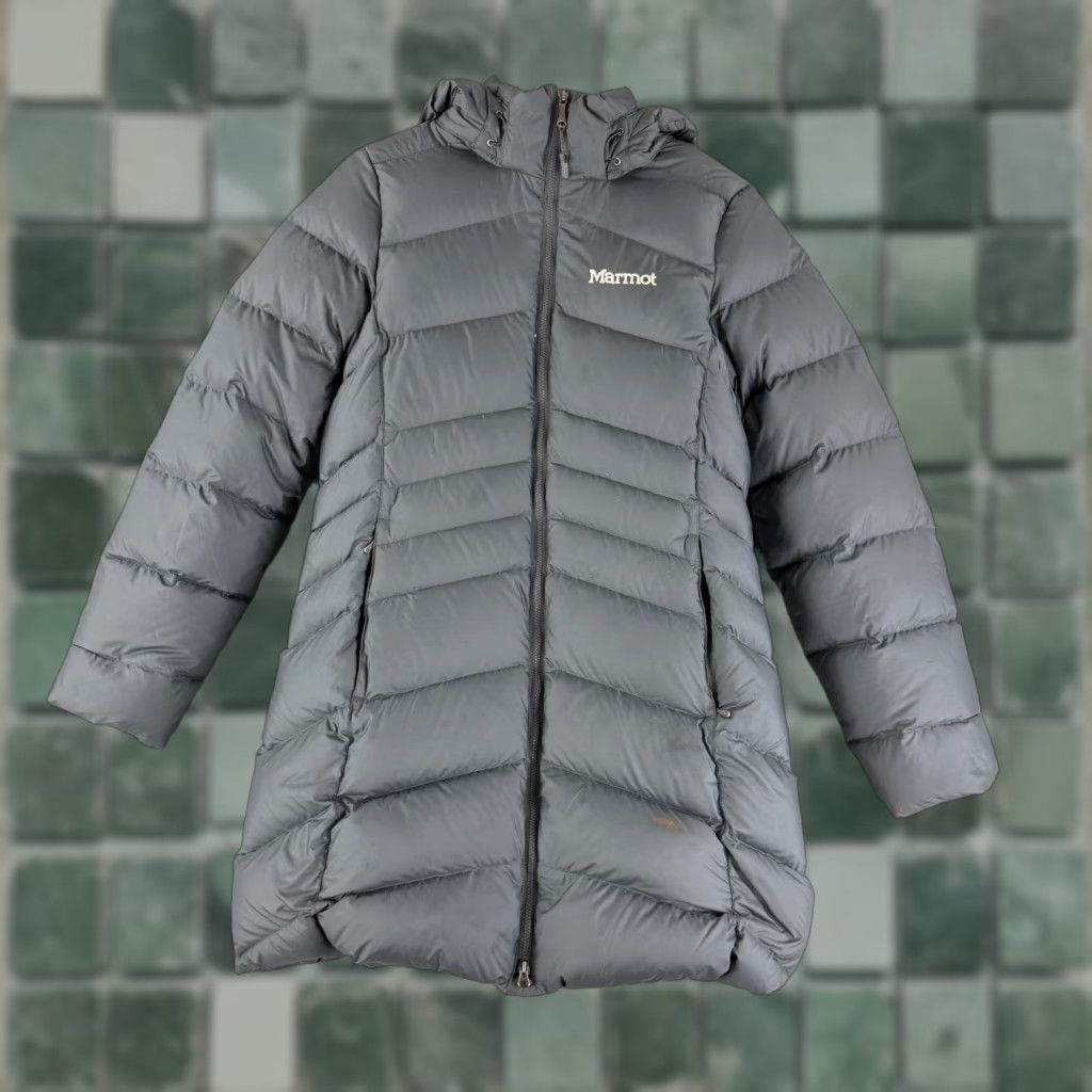 Marmot Marmot Montreal 700 Fill Parka Jacket Womens M Black Quilted Full Zip Hoodie Down Regular Mens? Size M / US 6-8 / IT 42-44 - 1 Thumbnail