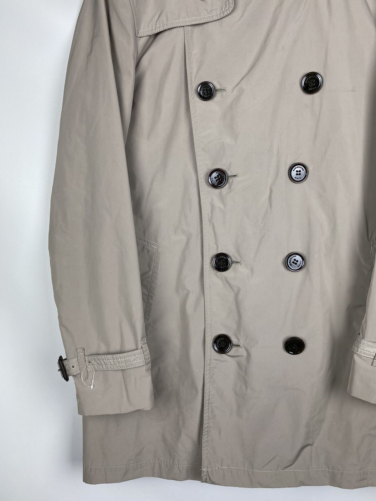Burberry Burberry Brit nova check double breasted nylon trench coat Size US M / EU 48-50 / 2 - 4 Thumbnail