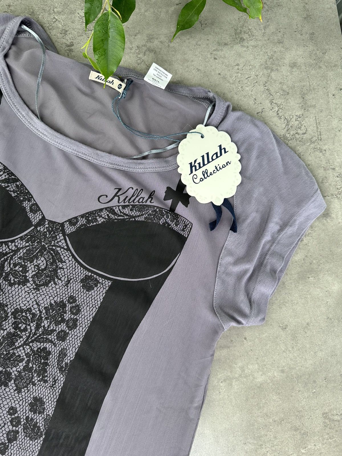Miss Sixty The Killah Mesh Printed T-Shirt Size M / US 6-8 / IT 42-44 - 6 Thumbnail