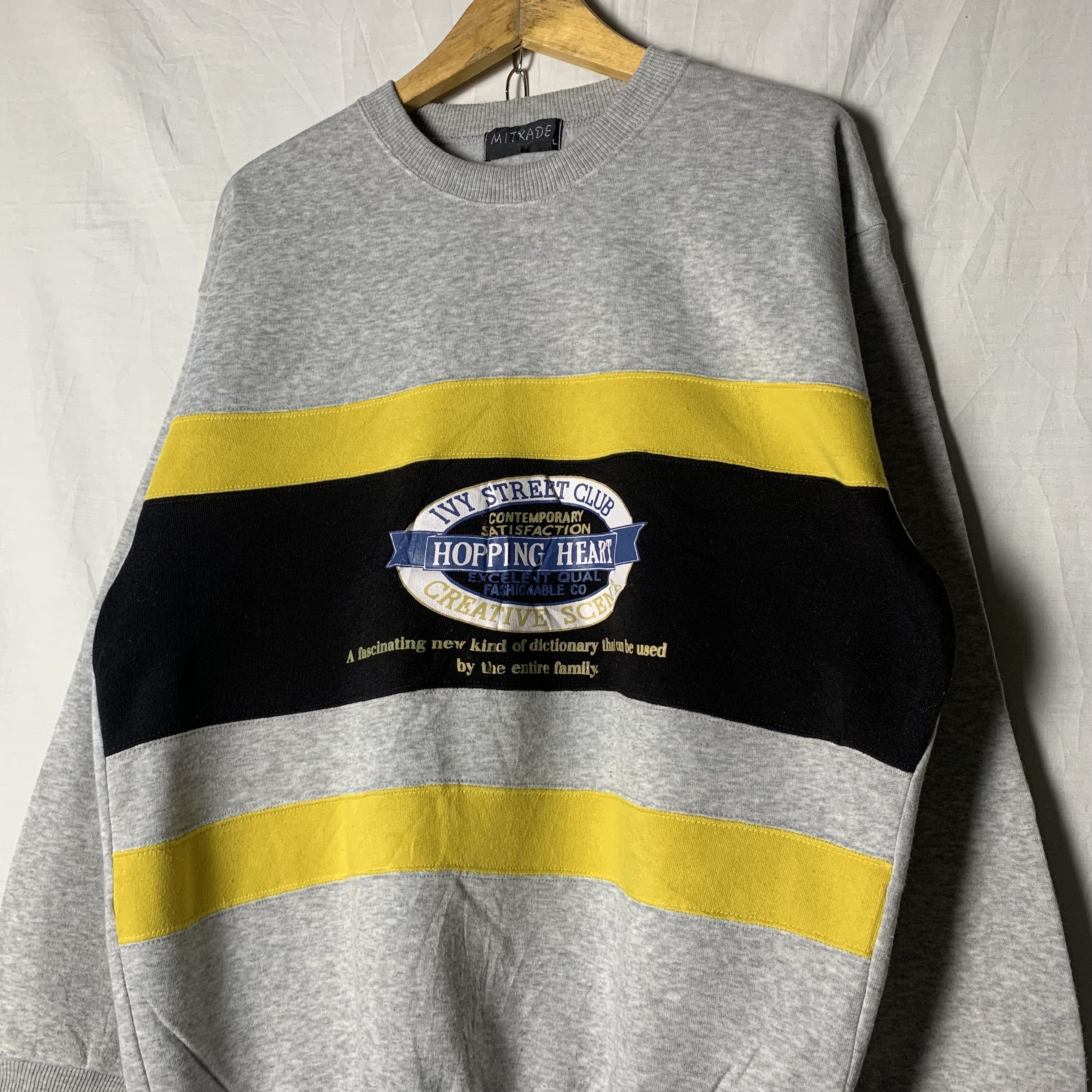 Vintage Vintage 90s Ivy Street Club Sweatshirt Crewneck Size US L / EU 52-54 / 3 - 2 Thumbnail