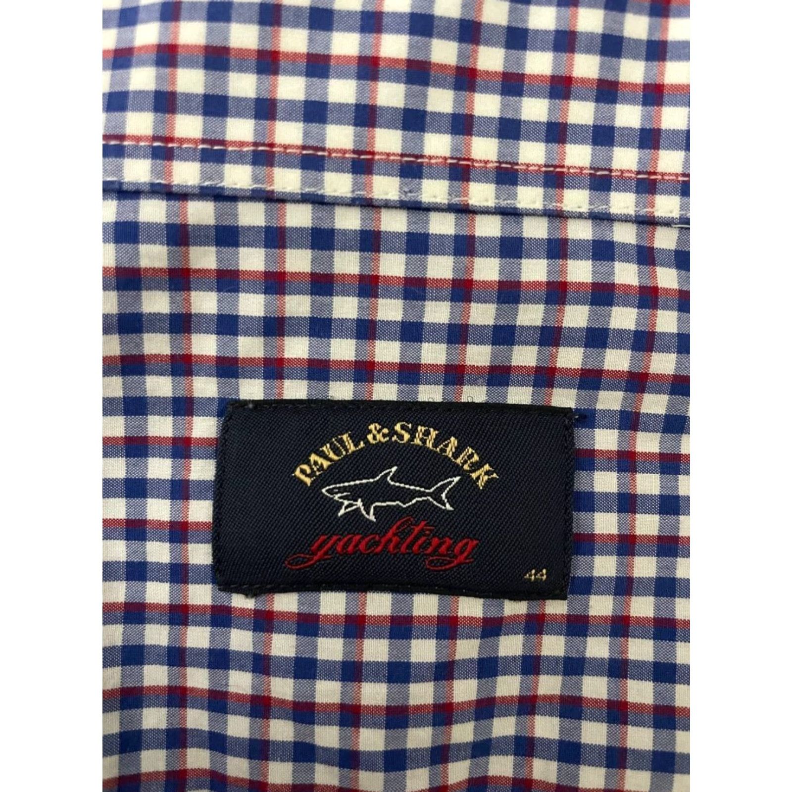 Paul & Shark Paul & Shark Mens Button-Down Shirt Size 44 Multicolor Gingham Check Long Sleeve Size US XXL / EU 58 / 5 - 3 Thumbnail