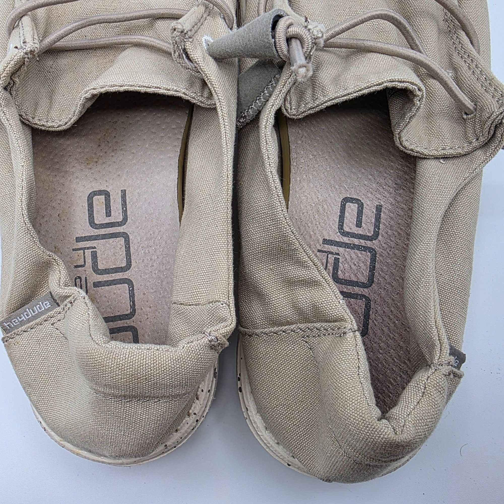 Other Hey Dude Wendy Grey Womens Size 8 Beige Shoes Casual Walking Size US 8 / IT 38 - 6 Thumbnail