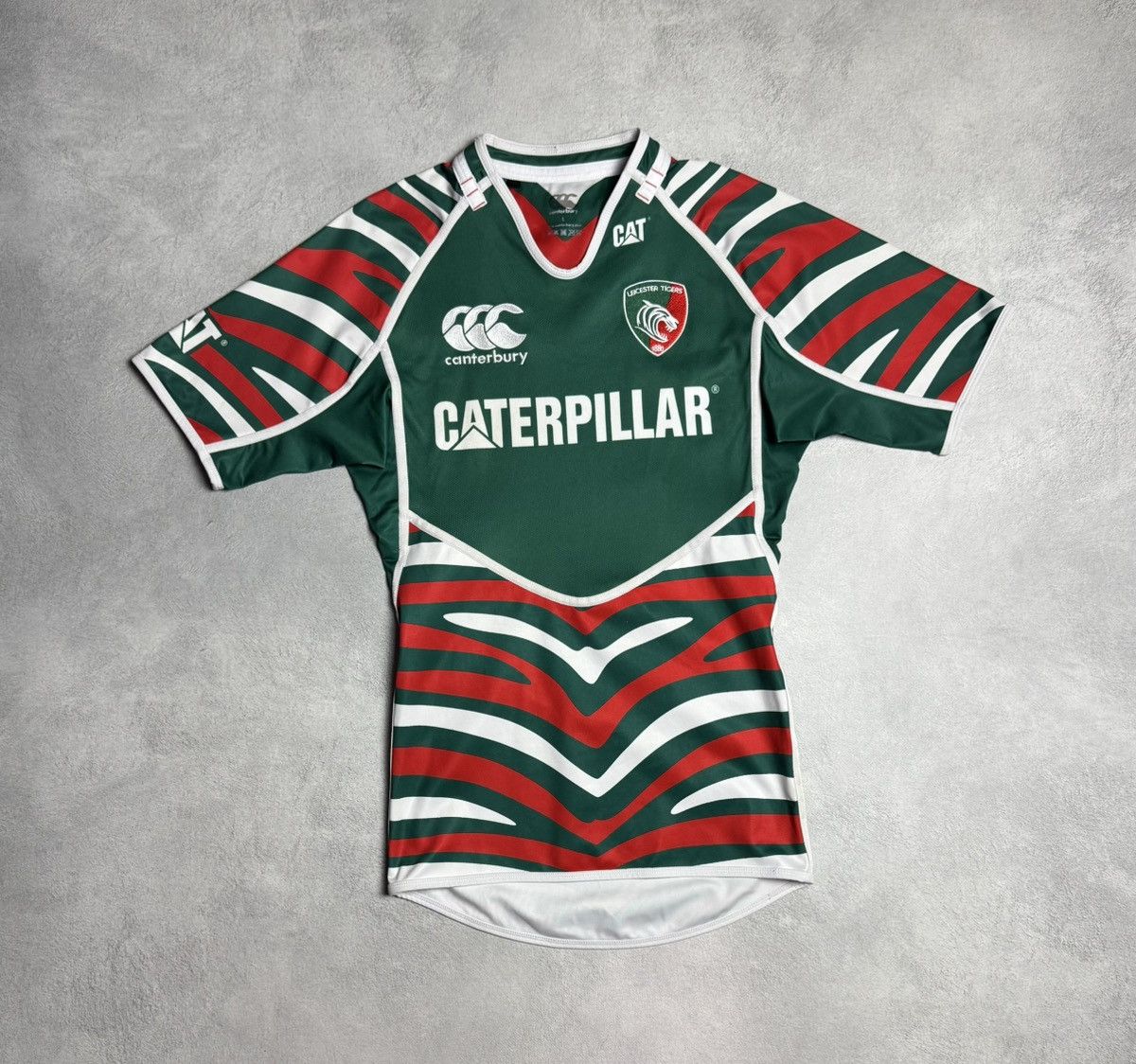 Canterbury of New Zealand Leicester Tigers 2012 2013 Rugby Shirt Jersey Canterbury Size US L / EU 52-54 / 3 - 1 Thumbnail