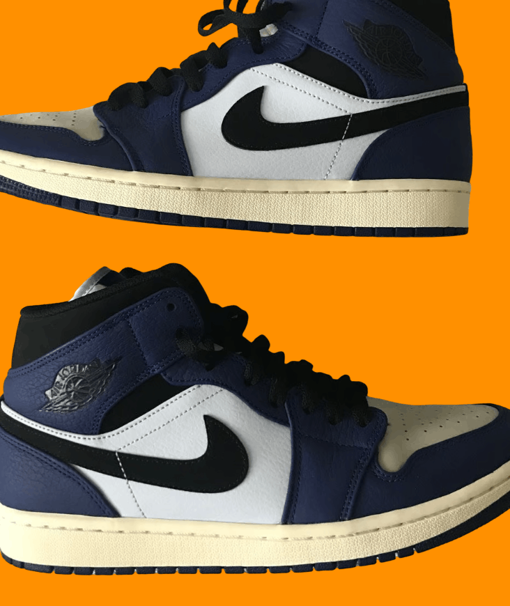 nike air jordan 1 mid retro blue