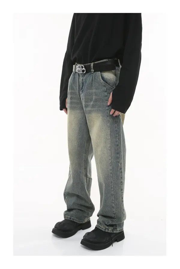 Japanese Brand Vintage distressed washed high street jeans loose Size US 32 / EU 48 - 8 Thumbnail