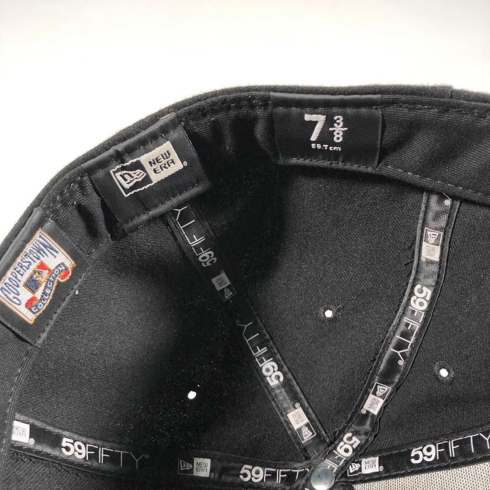 MLB × New Era New Era Black Tampa Bay Rays Cooperstown Hat cap size 7 3/8 Size ONE SIZE - 8 Thumbnail