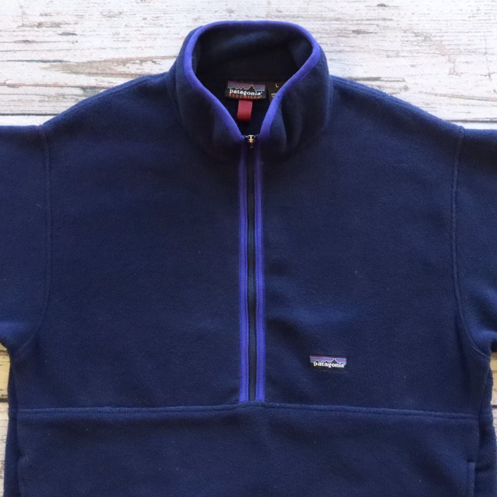Patagonia VINTAGE Patagonia Synchilla Fleece Pullover Size US L / EU 52-54 / 3 - 2 Thumbnail