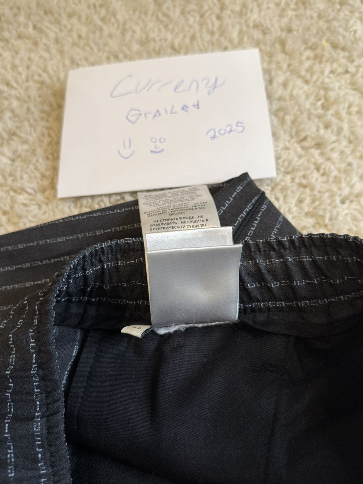 Gucci GUCCI Pintstripe Stitched Pants $1450msrp🕴️✨ Size US 29 - 23 Thumbnail